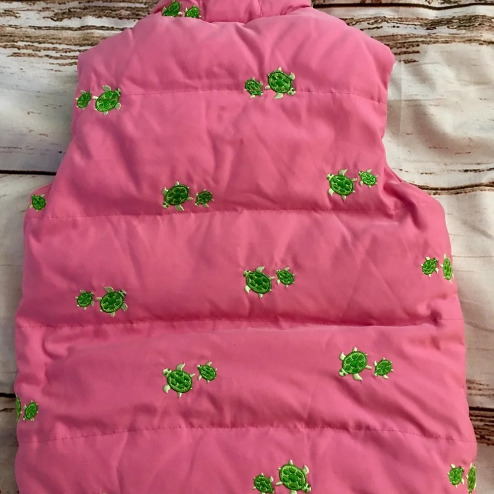 Lilly Pulitzer vintage reversible puffer vest y2k